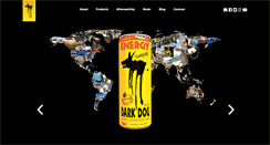 Desktop Screenshot of darkdog-energydrink.com
